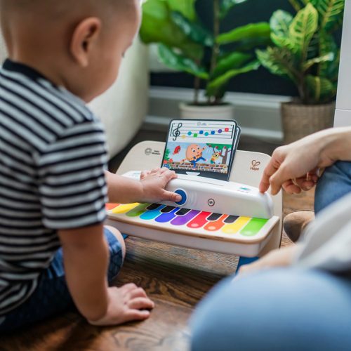 BABY EINSTEIN Fa zenélő játék zongora Together in Tune Piano Connected Magic Touch HAPE 12hó+