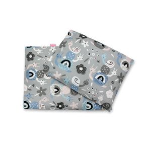 Pamut 2 részes gyerek ágyneműhuzat -  csigás