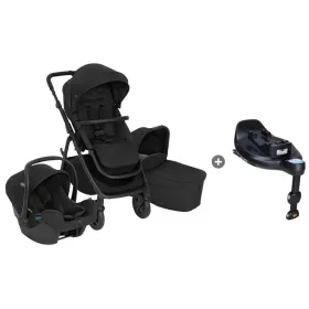   Graco Near2Me DLX 3in1 babakocsi + SnugTurn bázistalp - Midnight