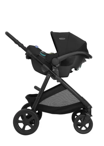 Graco Near2Me DLX 3in1 babakocsi + SnugTurn bázistalp - Midnight