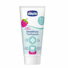  Chicco eper ízű fluormentes fogkrém Xilittel – 1–5 év (50 ml)