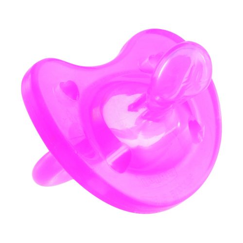  Chicco Physio Soft csupa-szilikon cumi - 16-36 hó rózsaszín