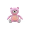 Chicco Baby Bear plüss maci projektor, vetítő és éjszakai lámpa rózsaszín