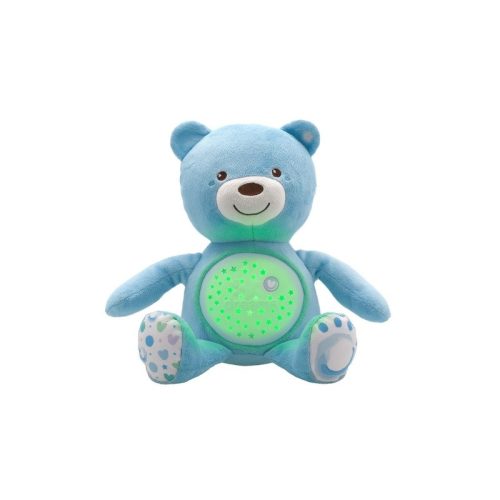 Chicco Baby Bear plüss maci projektor, vetítő és éjszakai lámpa kék