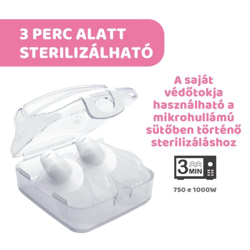 Chicco Bimbóvédő M/L sterilizálható tárolódobozban