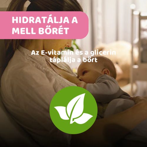 Chicco Melltörlőkendő szoptatás előtt és után - 16 db E-vitaminnal, Glicerinnel és prebiotikus Biolin®-nal