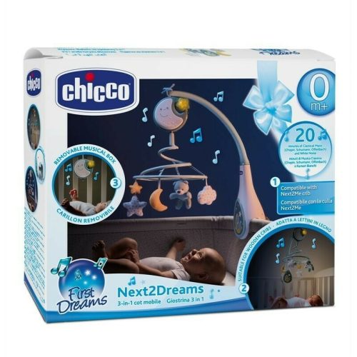 Chicco Next2 Dreams zenélő forgó – kék