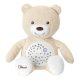 Chicco Baby Bear plüss maci projektor, vetítő és éjszakai lámpa neutral