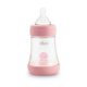 CHICCO Perfect5 150 ml biofunkcionális cumisüveg lassú folyású pink