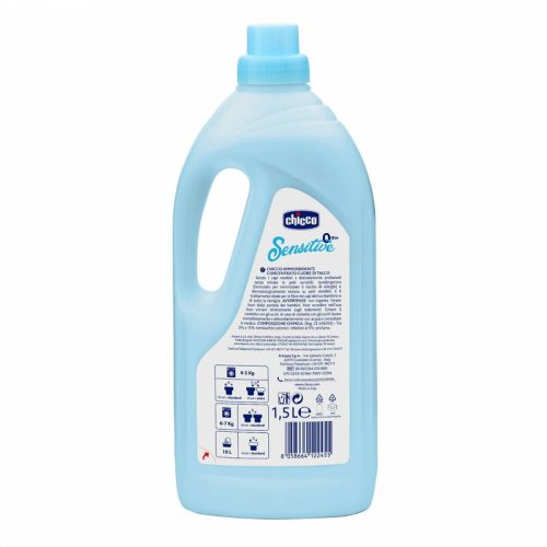 Chicco Öblítő 1,5 liter Sensitive - púder illat Sweet Talcum