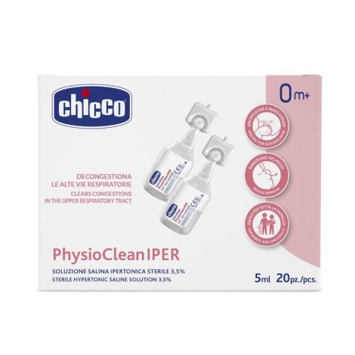 Chicco PhysioCleanIPER hipertónikus sóoldat ampullák 20x5 ml 
