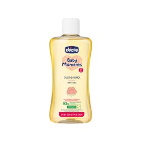   Chicco Fürdető olaj 200 ml - sensitive Baby Moments gyapotolaj és E-vitamin