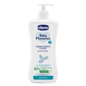 Chicco Testápoló tej 500 ml Baby Moments mandulatejjel