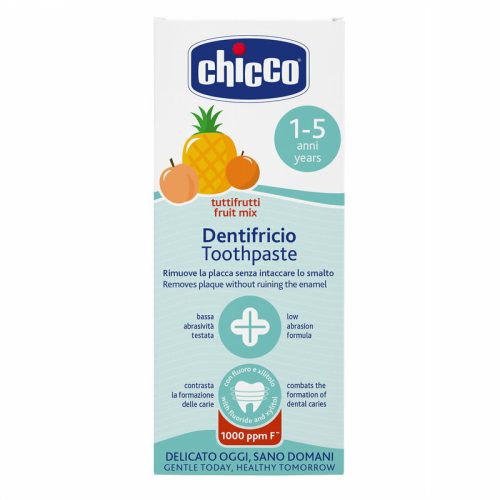 Chicco fluoridos gyerek fogkrém - Tuttifrutti - 1-5 év - 50 ml