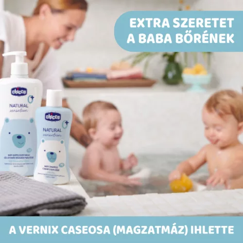 Chicco Gyengéd babafürdető - Natural Sensation Aloe és Kamilla kivonattal - 500 ml