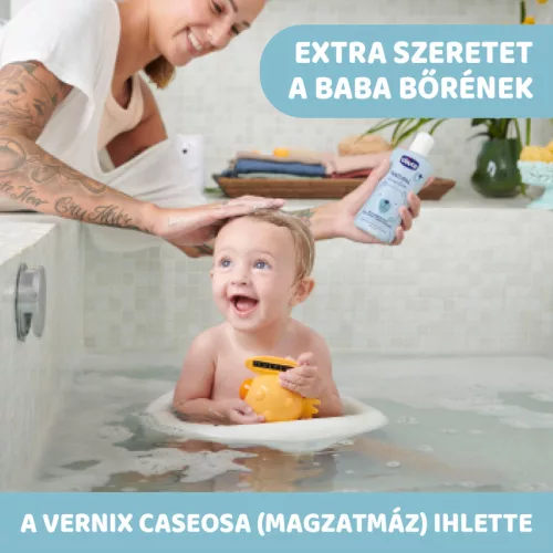 Chicco Natural Sensation sampon & fürdető – Aloe és kamilla kivonattal (500 ml)