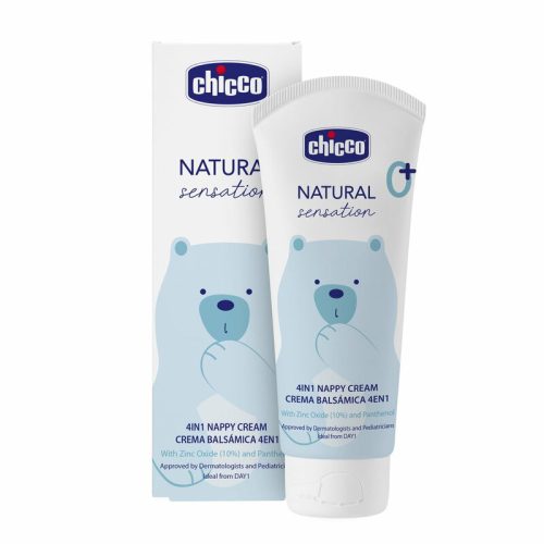 Chicco Popsikrém 4in1 illatmentes 100 ml, 10% cink-oxid Panthenol, E-vitamin