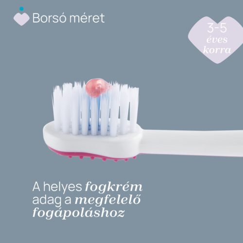 Chicco Fogkefe 3-6 év tejfogakhoz, tapadókorongos