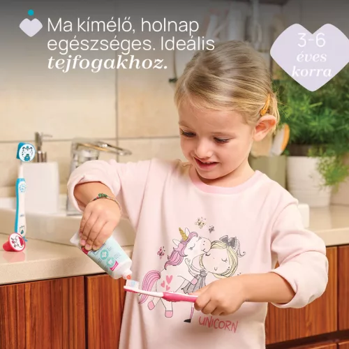 Chicco Fogkefe 3-6 év tejfogakhoz, tapadókorongos kék