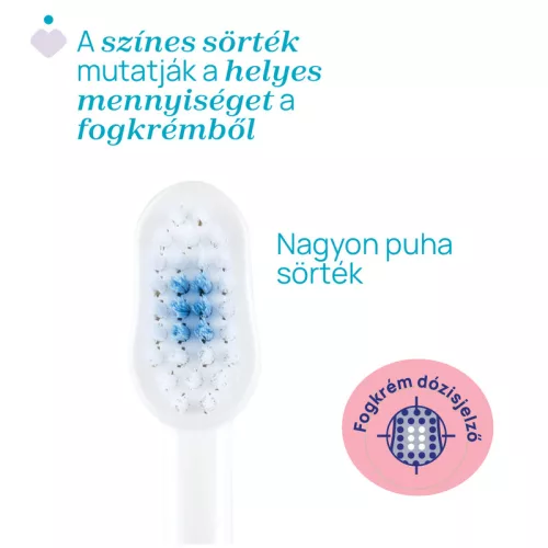 Chicco Fogkefe 3-6 év tejfogakhoz, tapadókorongos kék