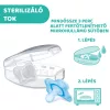 Chicco Mini Soft cumi 0–2 hó – 2 db (világoskék)