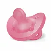 Chicco PhysioForma® Soft cumi 16–36 hó – csupa szilikon, pink (1 db)