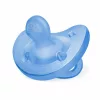 Chicco PhysioForma® Soft cumi 6–16 hó – csupa szilikon, kék (1 db)