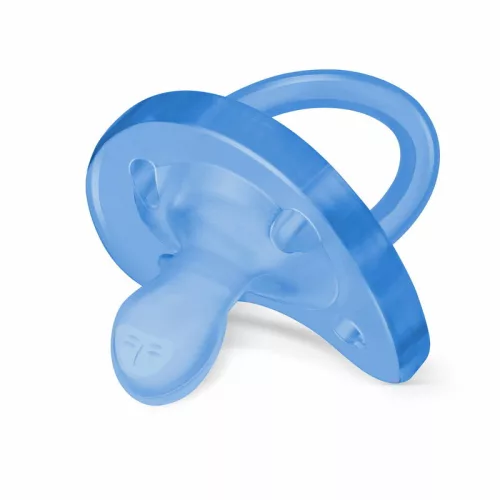 Chicco PhysioForma® Soft cumi 16–36 hó – csupa szilikon, kék (1 db)