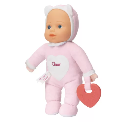 Chicco első babám baba rágókával rózsaszín 30 cm