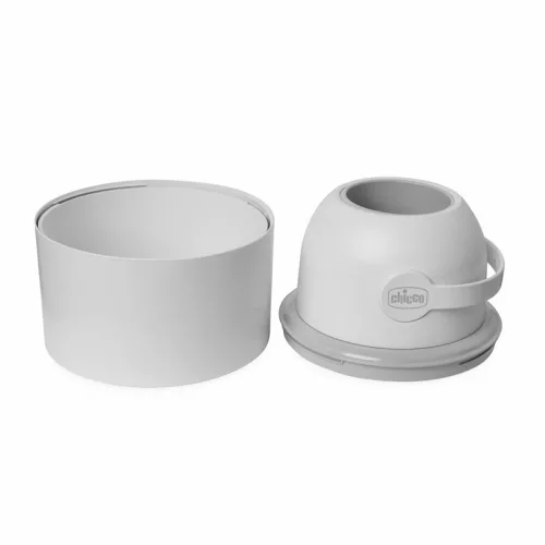 Chicco teleszkópos pelenkatároló konténer - 15 db zsákkal - világosszürke