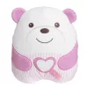 Chicco altató plüss maci zenélő és éjjeli fénnyel pink