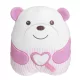 Chicco altató plüss maci zenélő és éjjeli fénnyel pink