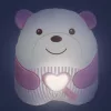 Chicco altató plüss maci zenélő és éjjeli fénnyel pink