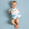 Chicco altató plüss maci zenélő és éjjeli fénnyel kék