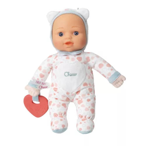 Chicco első babám baba rágókával szívecskés 30 cm