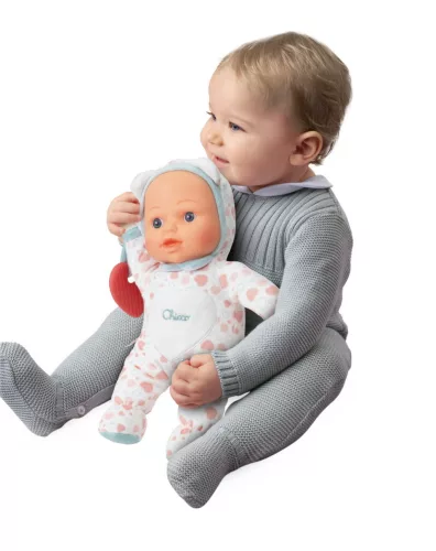 Chicco első babám baba rágókával szívecskés 30 cm