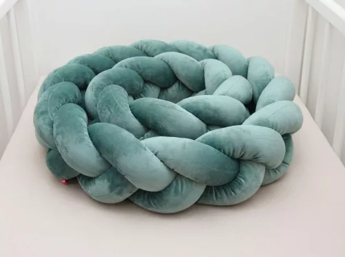 Fonott plüss rácsvédő - 210 cm - zöld