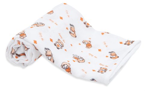 Mintás tetra textil pelenka 70x70 cm - macis
