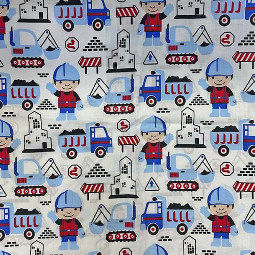 Gyerek kispárna huzat 40x50 cm - Útépítő