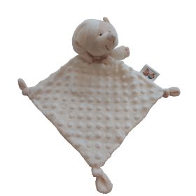   Gamberritos szundikendő - plüss buborékos minky - maci bézs