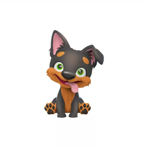 Washy Friends Color Reveal Pancsoló kutyusok káddal és 5 kiegészítővel - Corgi