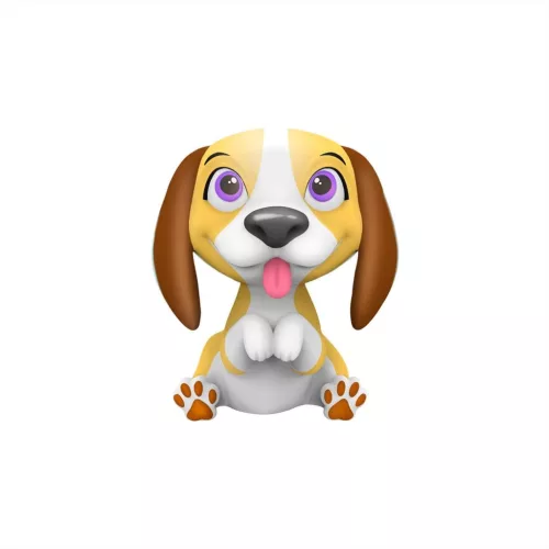Washy Friends Color Reveal Pancsoló kutyusok káddal és 5 kiegészítővel - Beagle