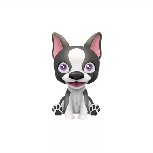 Washy Friends Color Reveal Pancsoló kutyusok káddal és 5 kiegészítővel - Boston