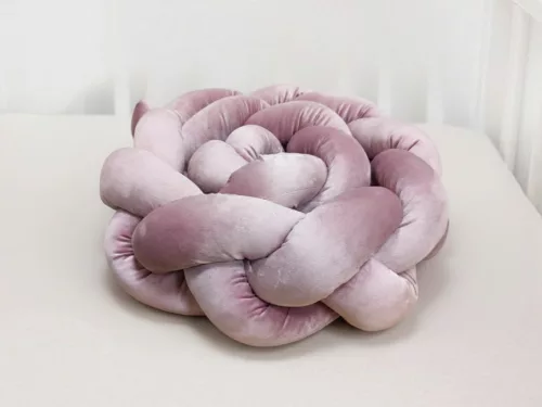 Fonott plüss rácsvédő - 210 cm - mályva