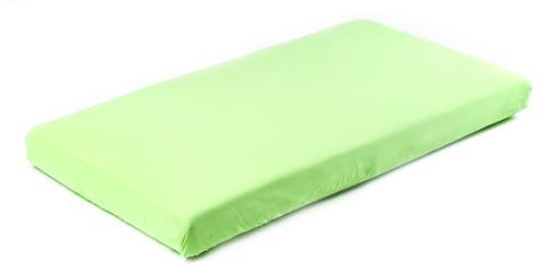 Körbe gumis 60x120 cm pamut matracvédő lepedő zöld
