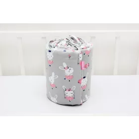 Pamut rácsvédő - Nyuszis - 210 cm