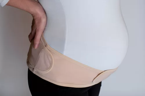 BeautyMommy Upsie pocaktartó öv - állítható - bézs