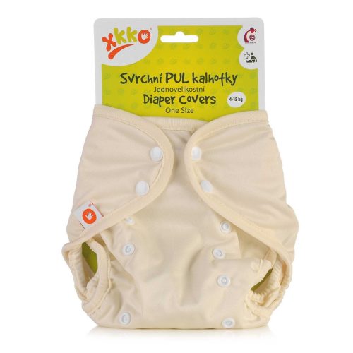 XKKO PUL mosható pelenkakülső one size 4-15 kg pastel yellow