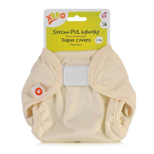 XKKO PUL mosható pelenkakülső újszülött 2-6 kg pastel yellow