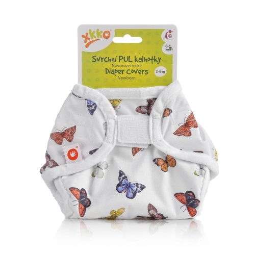 XKKO PUL mosható pelenkakülső újszülött 2-6 kg butterflies